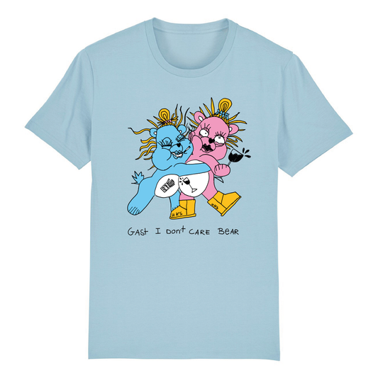 I dont Care Bear T-shirt Blauw