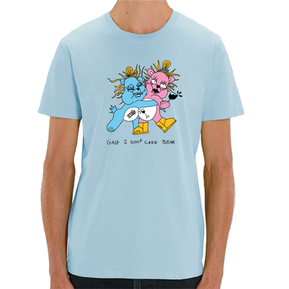 I dont Care Bear T-shirt Blauw