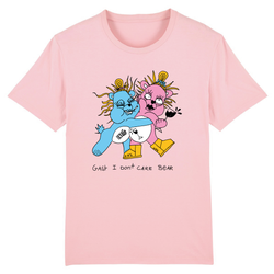 I dont Care Bear T-shirt Roze