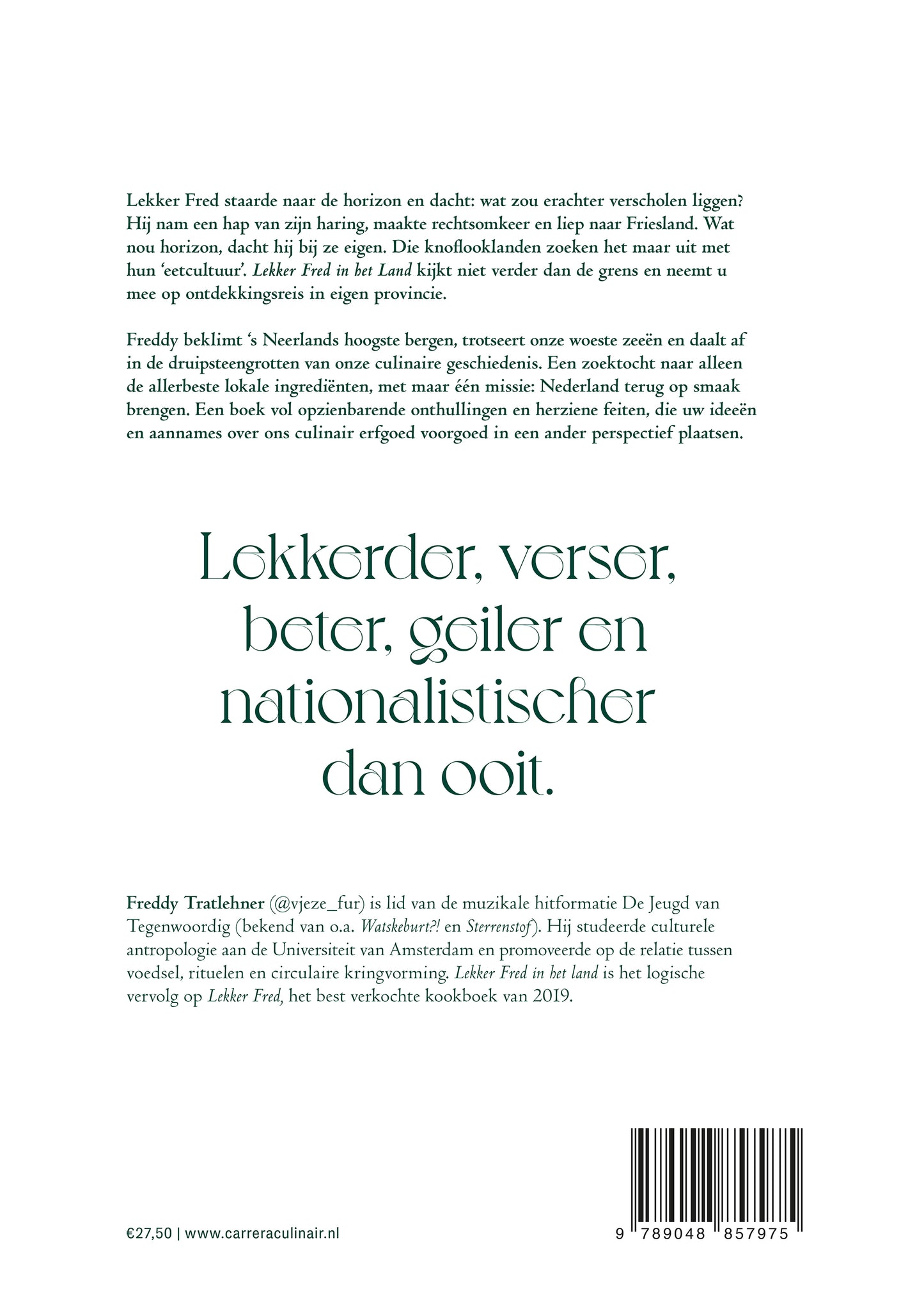 Lekker Fred in het land Boek